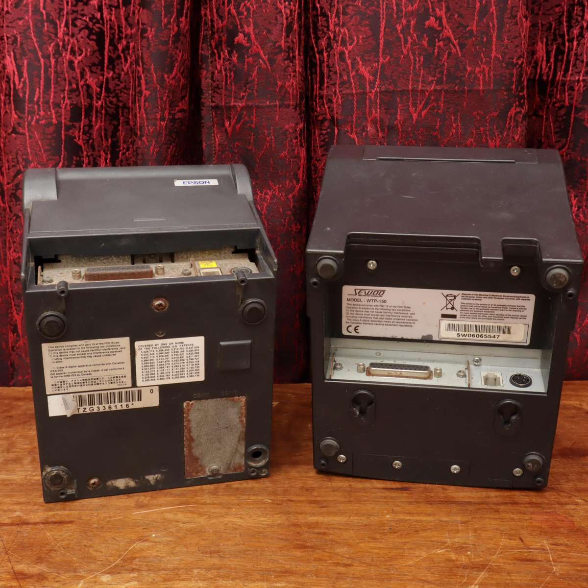 Epson TM-T881II and Sevjoo WTP-150 Thermal Receipt Printers