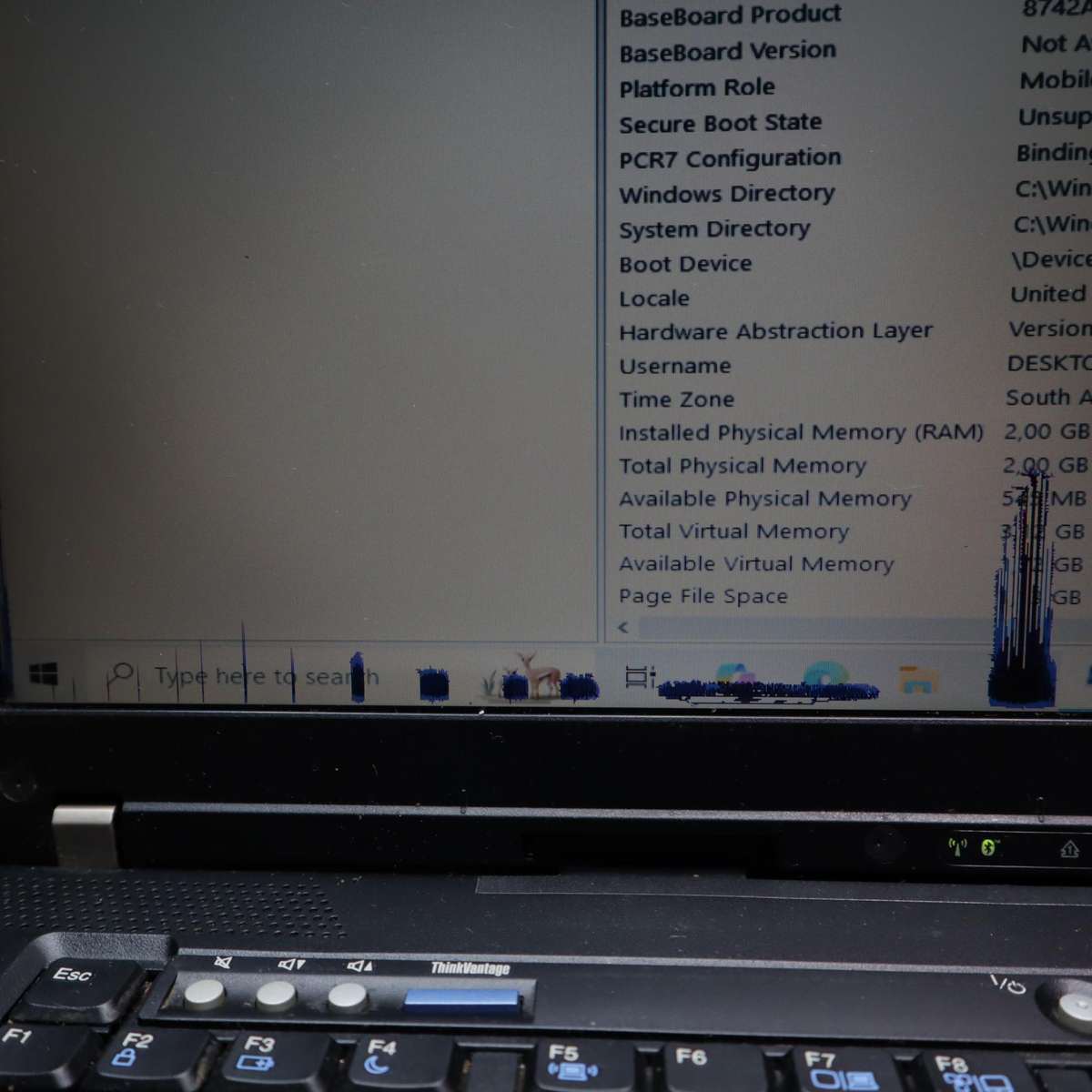 Lenovo ThinkPad T60 180GB HDD 1.83GHz 2GB RAM Core TM 2 Core T5600