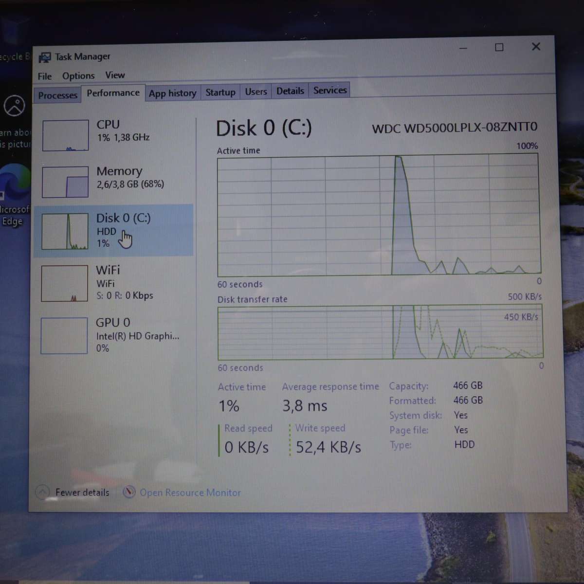 Lenovo ThinkPad T560 Core i5 500GB HDD 2.3GHz 4GB RAM 15.6" Laptop