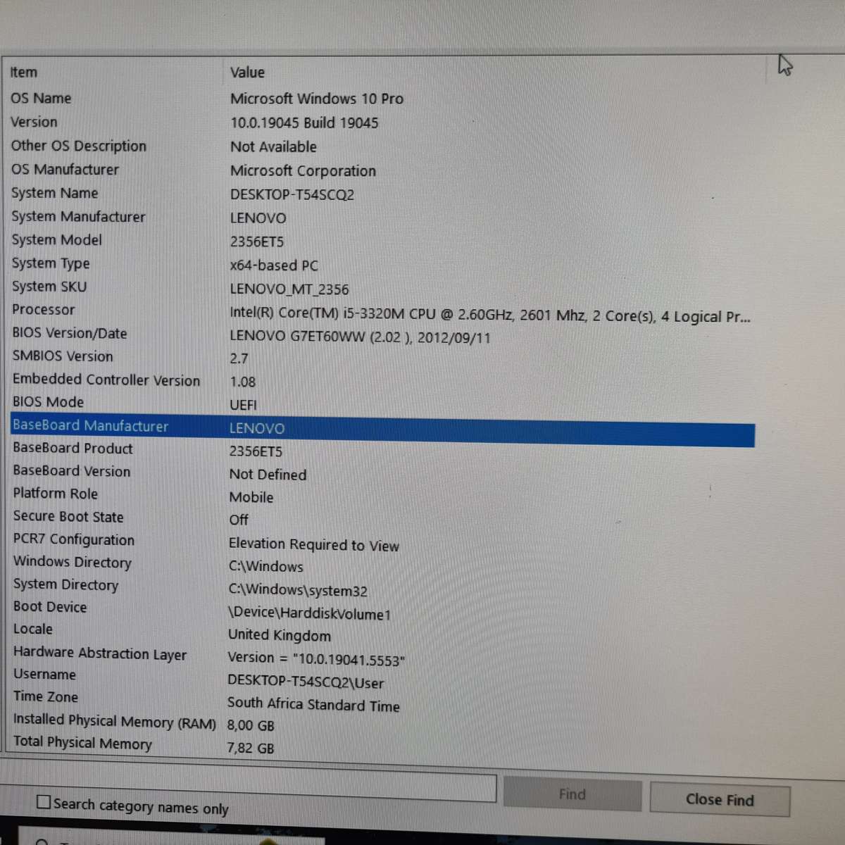 Lenovo ThinkPad T430s 14" Notebook Laptop 2.6GHz Core i5 - 8GB RAM 2356ET5