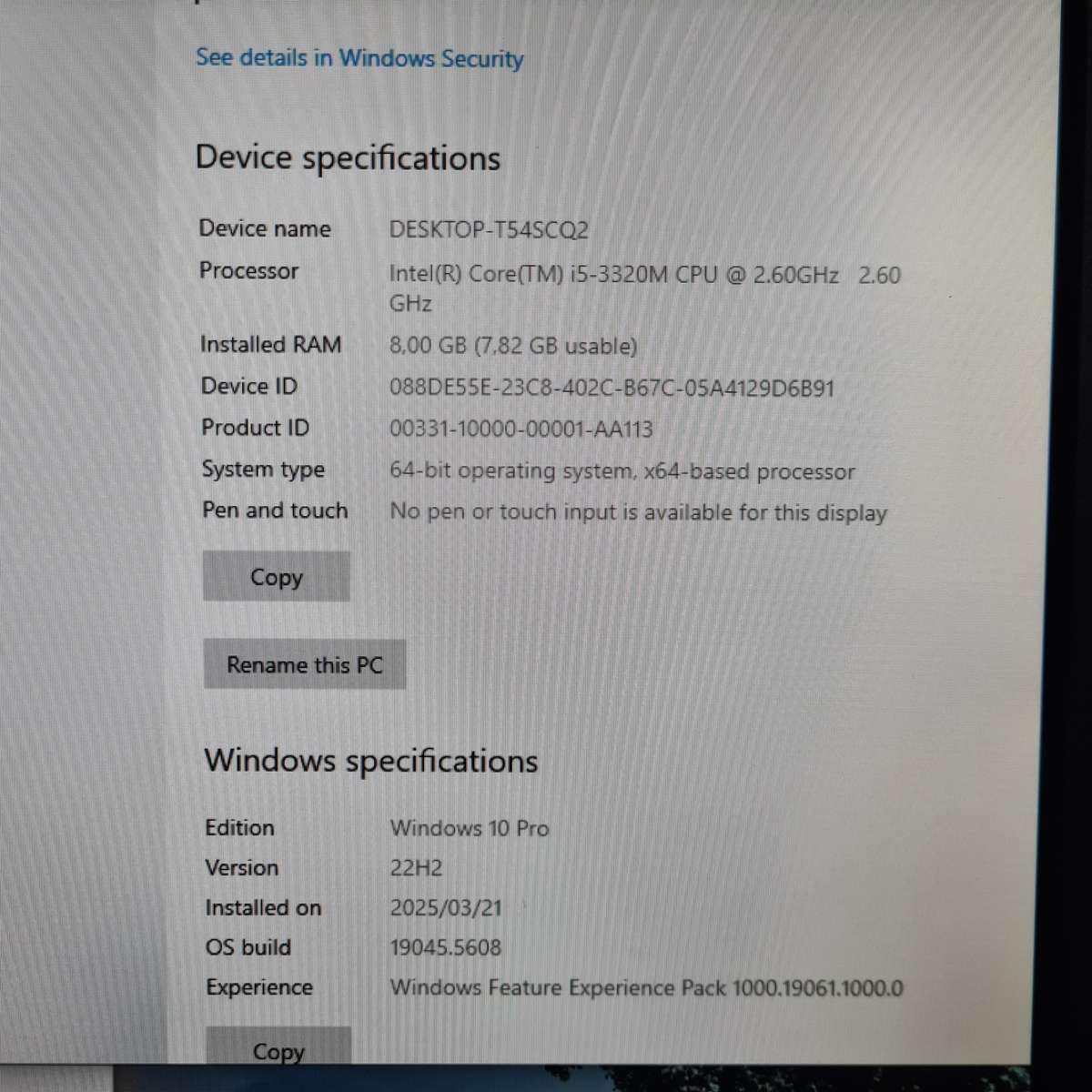 Lenovo ThinkPad T430s 14" Notebook Laptop 2.6GHz Core i5 - 8GB RAM 2356ET5