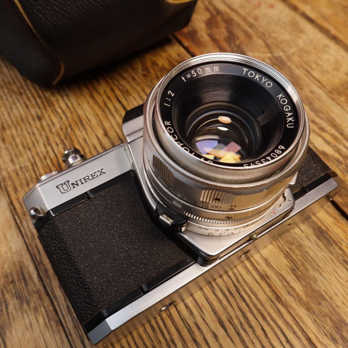VINTAGE - Topcon Unirex with 50mm UV Topcore Kogaku 1:2 Lens