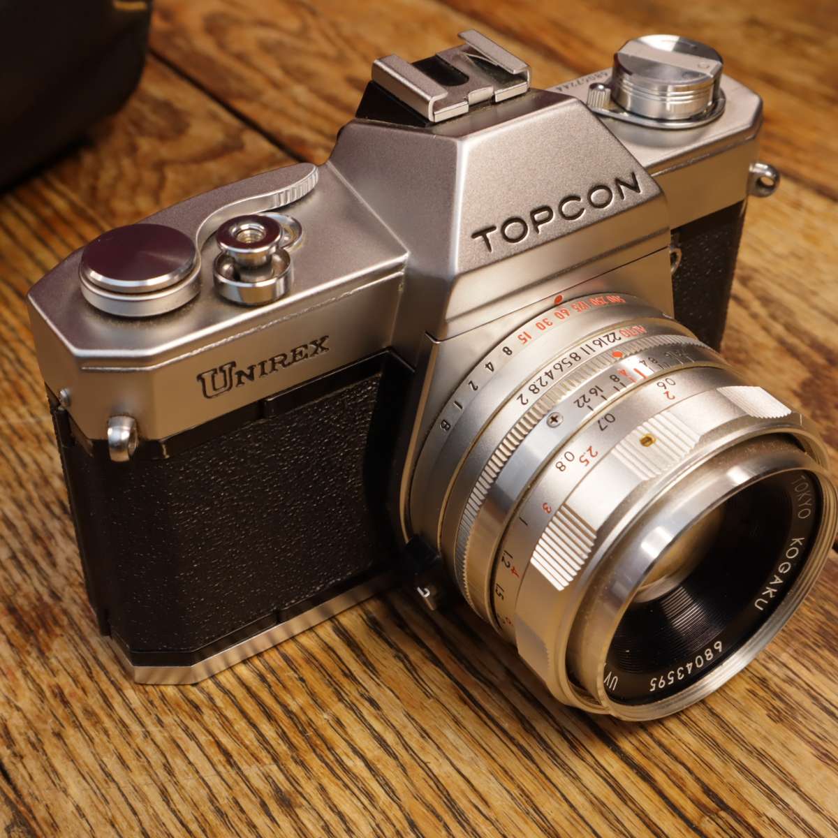 VINTAGE - Topcon Unirex with 50mm UV Topcore Kogaku 1:2 Lens