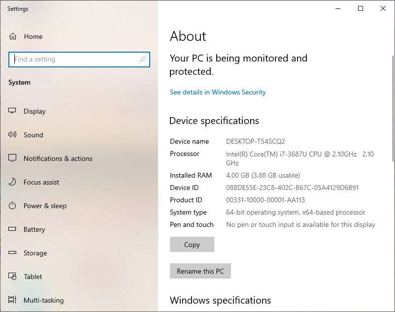Toshiba Portege Z930 13" Laptop PC Core i7 4GB RAM 2.1GHz