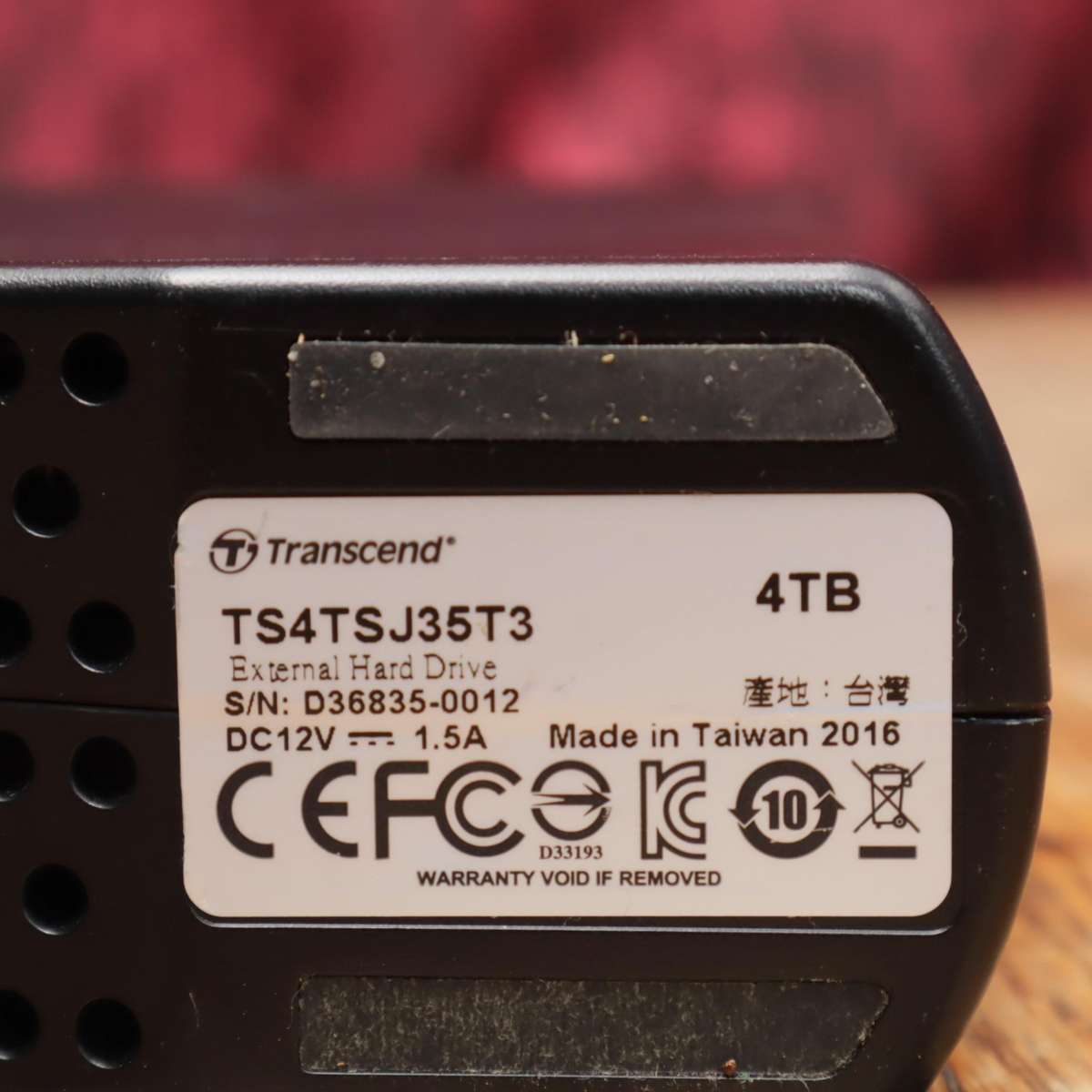 Transcend Super Speed 4TB External Hard Drive - TS4TSJ35T3