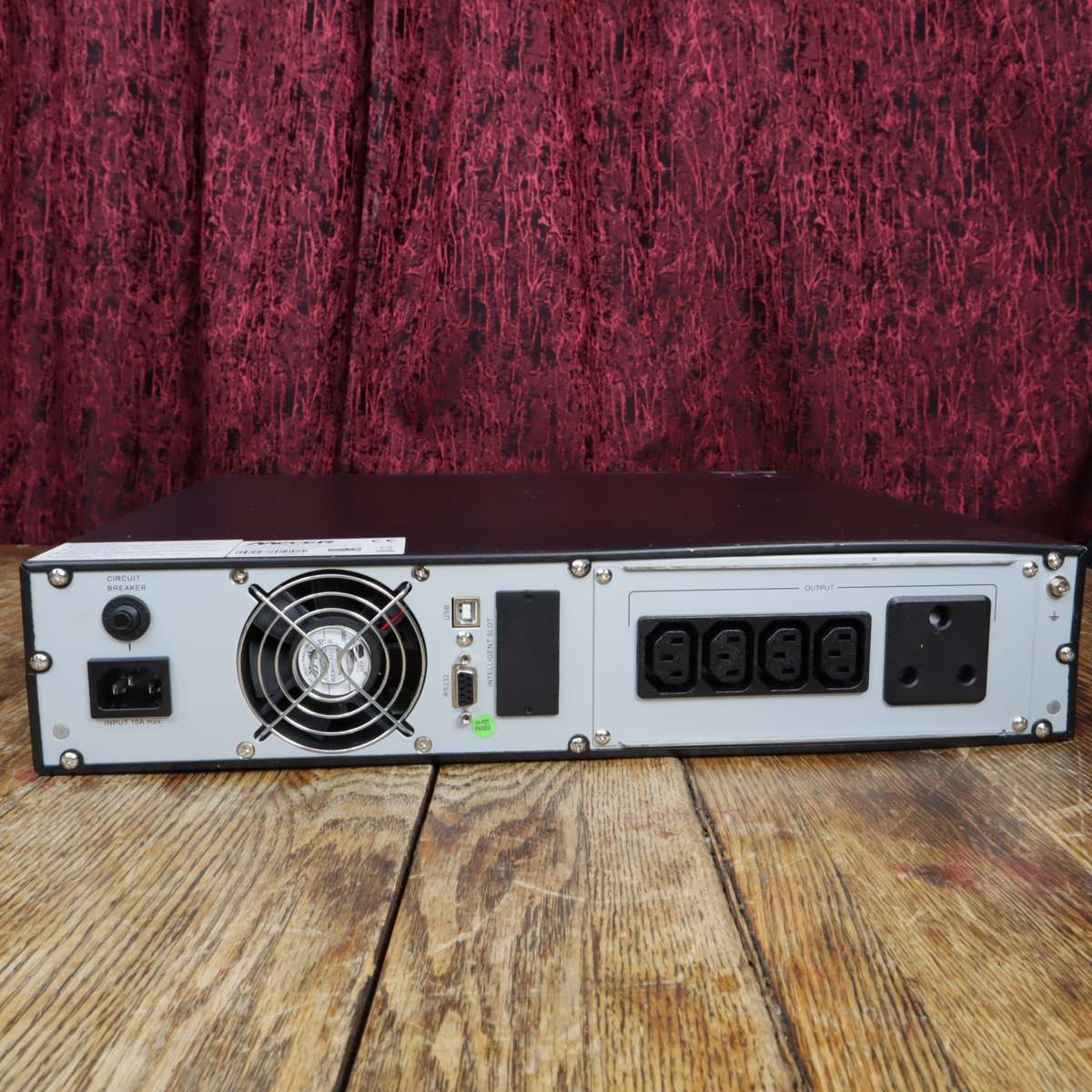 Mecer ME-2000-WPRU Online Rack Mount UPS 2000VA/1600W - Pre-Owned