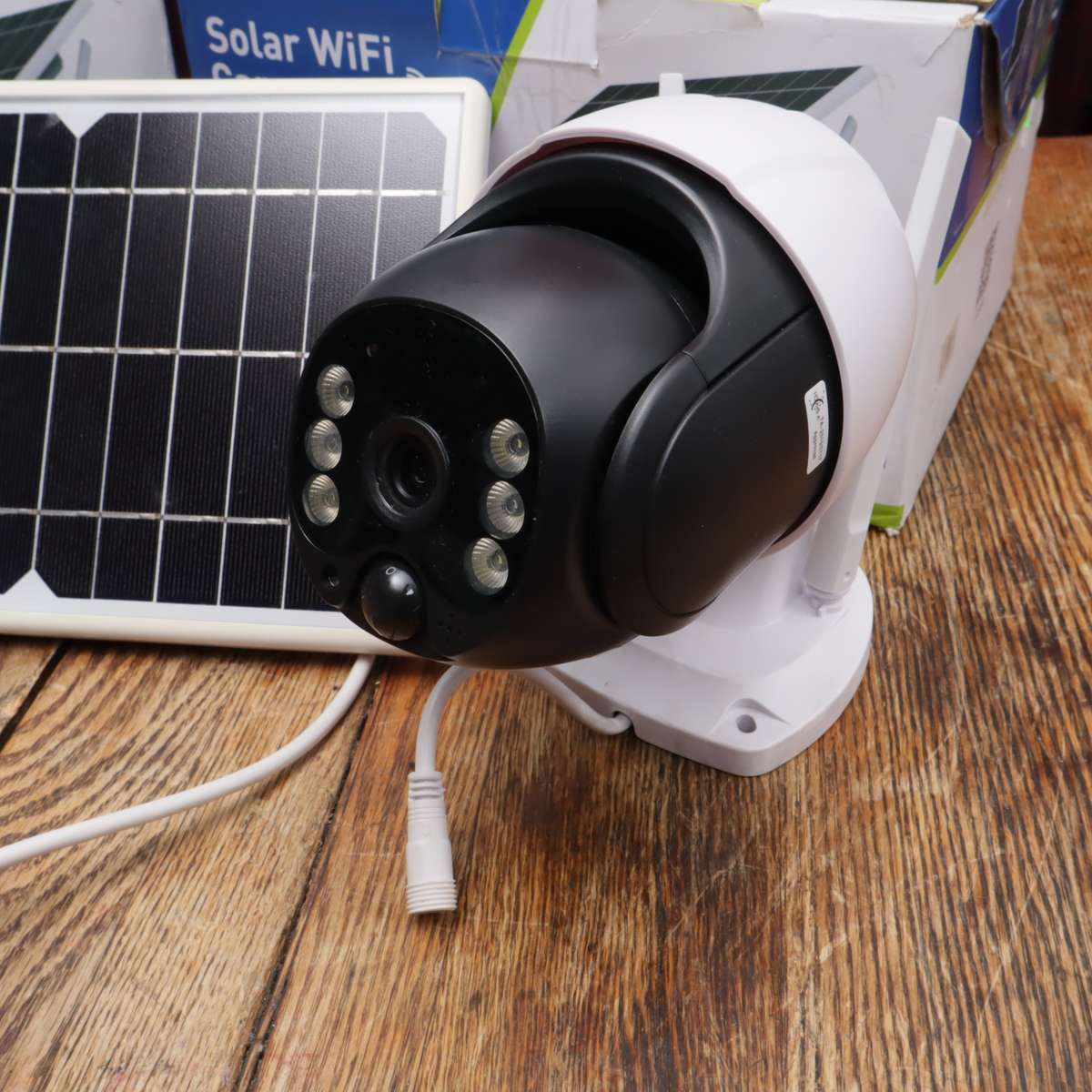 3 PCs - Solar Powered IP WiFi CCTV Security Camera Inbuilt  Lithium Battery 1080P