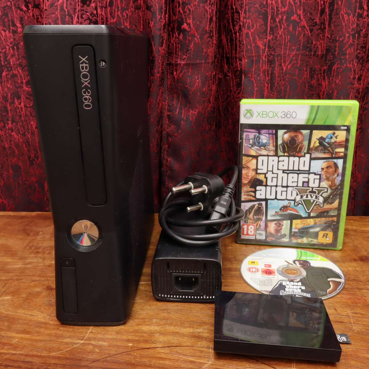 XBox 360S Console Slim - Two Games - Two Controllers - 250GB HDD