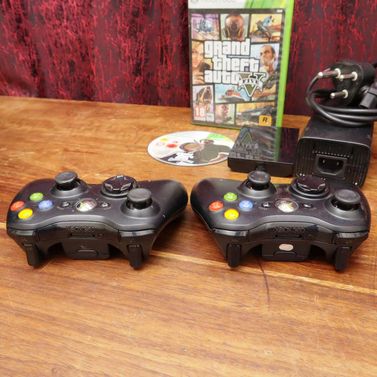 XBox 360S Console Slim - Two Games - Two Controllers - 250GB HDD