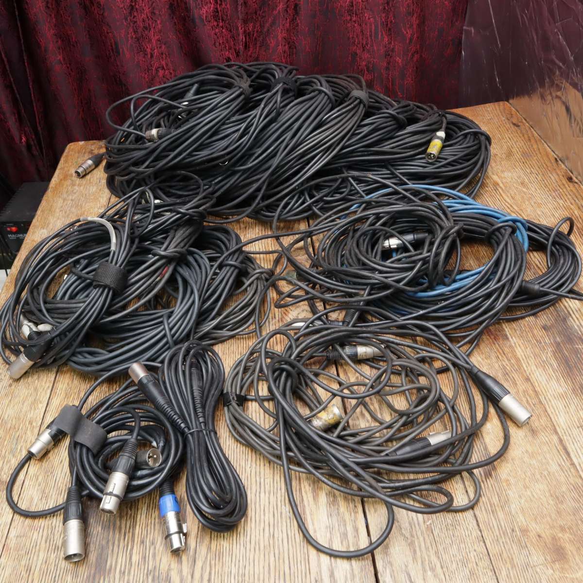 Assorted XLR 3-Pin Female to Male Cables - 21 Pcs - Different Lengths