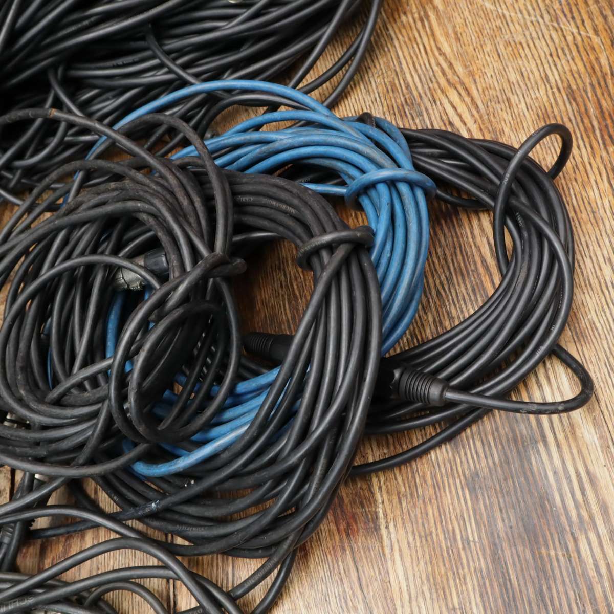 Assorted XLR 3-Pin Female to Male Cables - 21 Pcs - Different Lengths