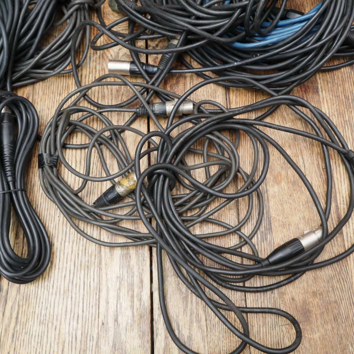 Assorted XLR 3-Pin Female to Male Cables - 21 Pcs - Different Lengths