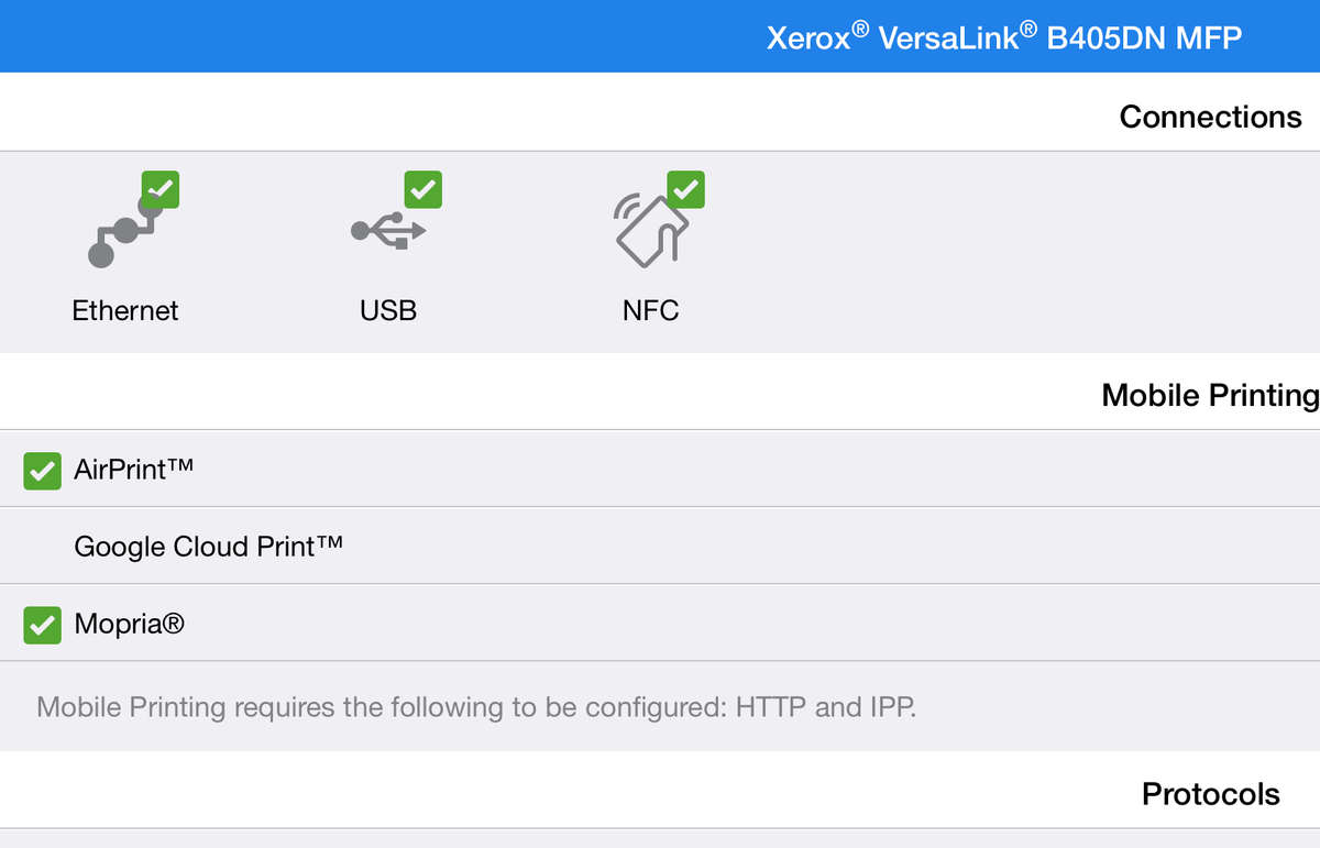 Xerox VersaLink B405DN A4 Mono All-In-One Laser Printer