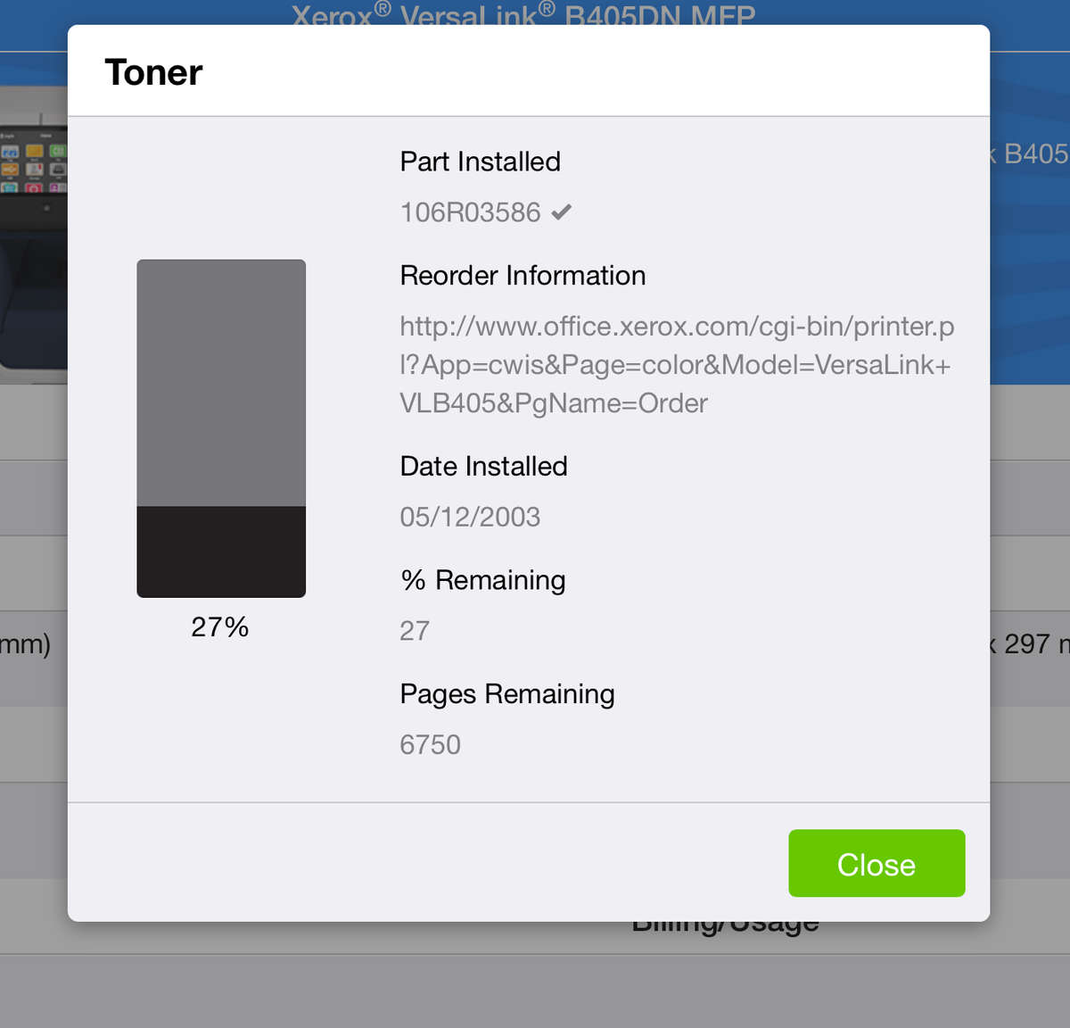 Xerox VersaLink B405DN A4 Mono All-In-One Laser Printer