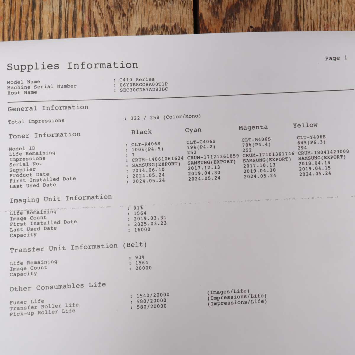 Samsung Xpress C410W Colour Laser Printer