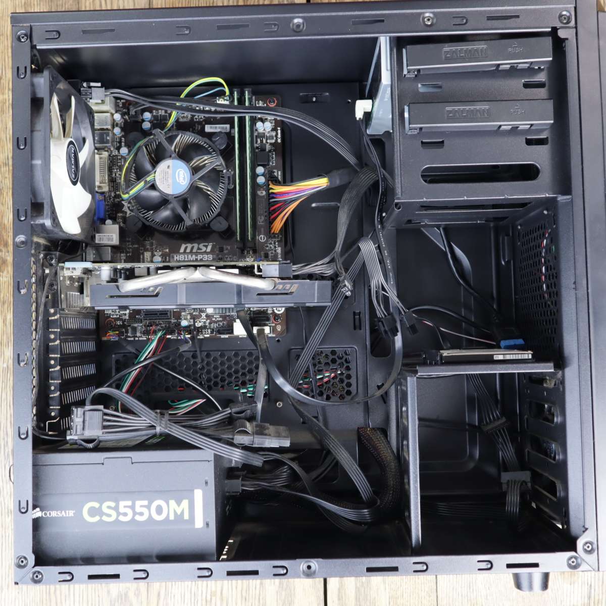 Core i3 Desktop PC + Gaming Keyboard + WiFi | 8GB RAM | 3.5GHz | Radeon R7 |  500GB - Pre-Owned