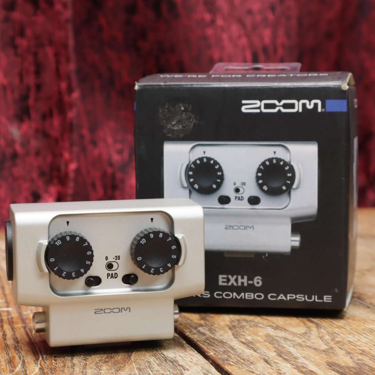 Zoom EXH-6 External XLR/TRS Input Capsule for H5, H6, U44, F8N, F1 & F4