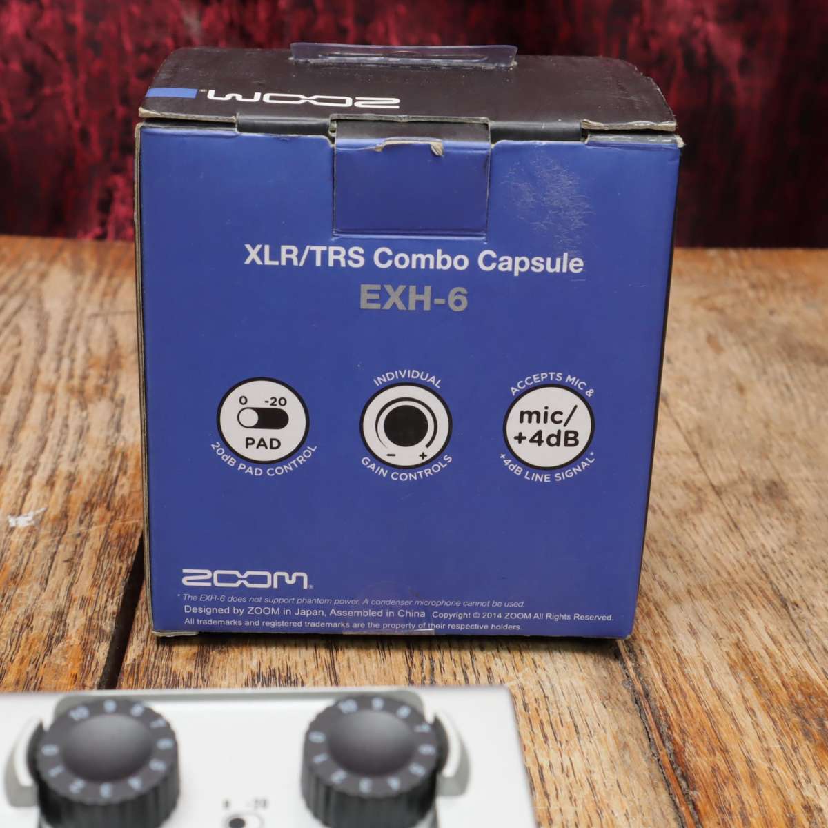 Zoom EXH-6 External XLR/TRS Input Capsule for H5, H6, U44, F8N, F1 & F4