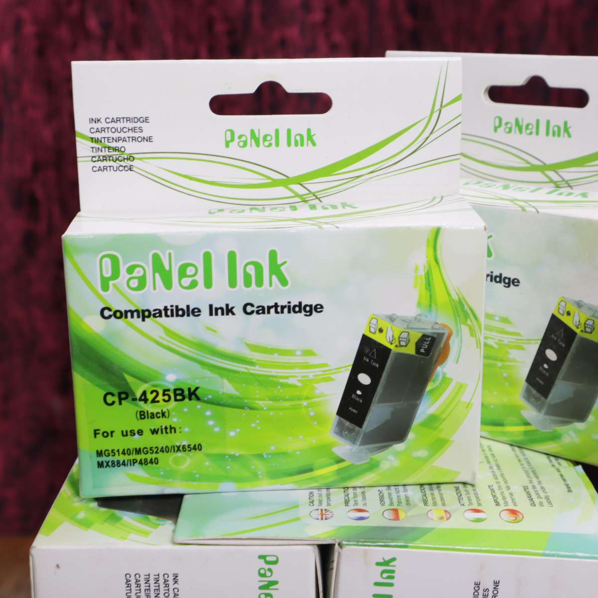 22 Pcs - 425BK Ink Compatible Ink Cartridges For Canon InkJet Printers