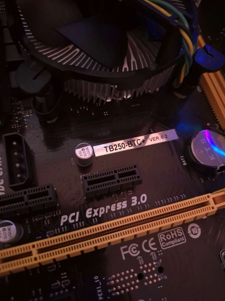 Biostar TB250 BTC Motherboard Combo