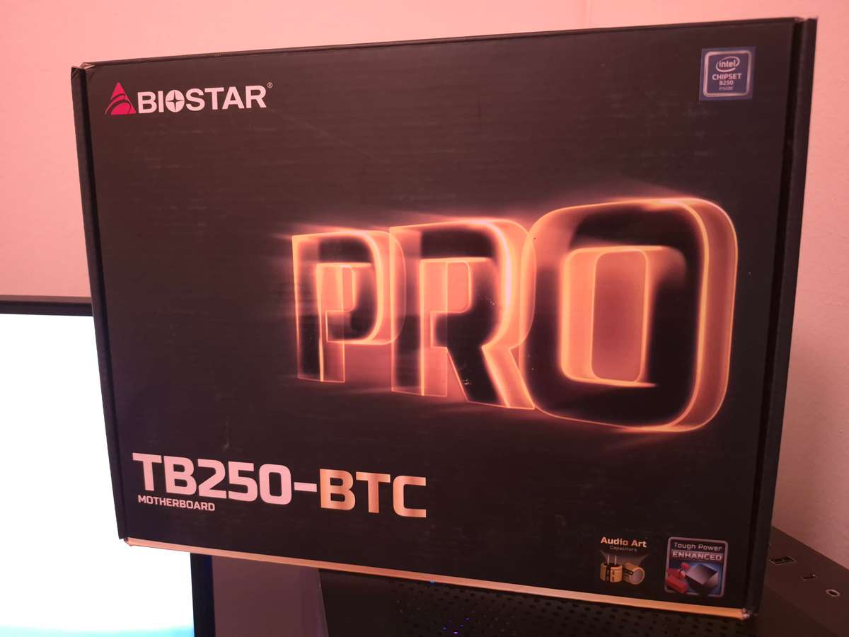 Biostar TB250 BTC Motherboard Combo