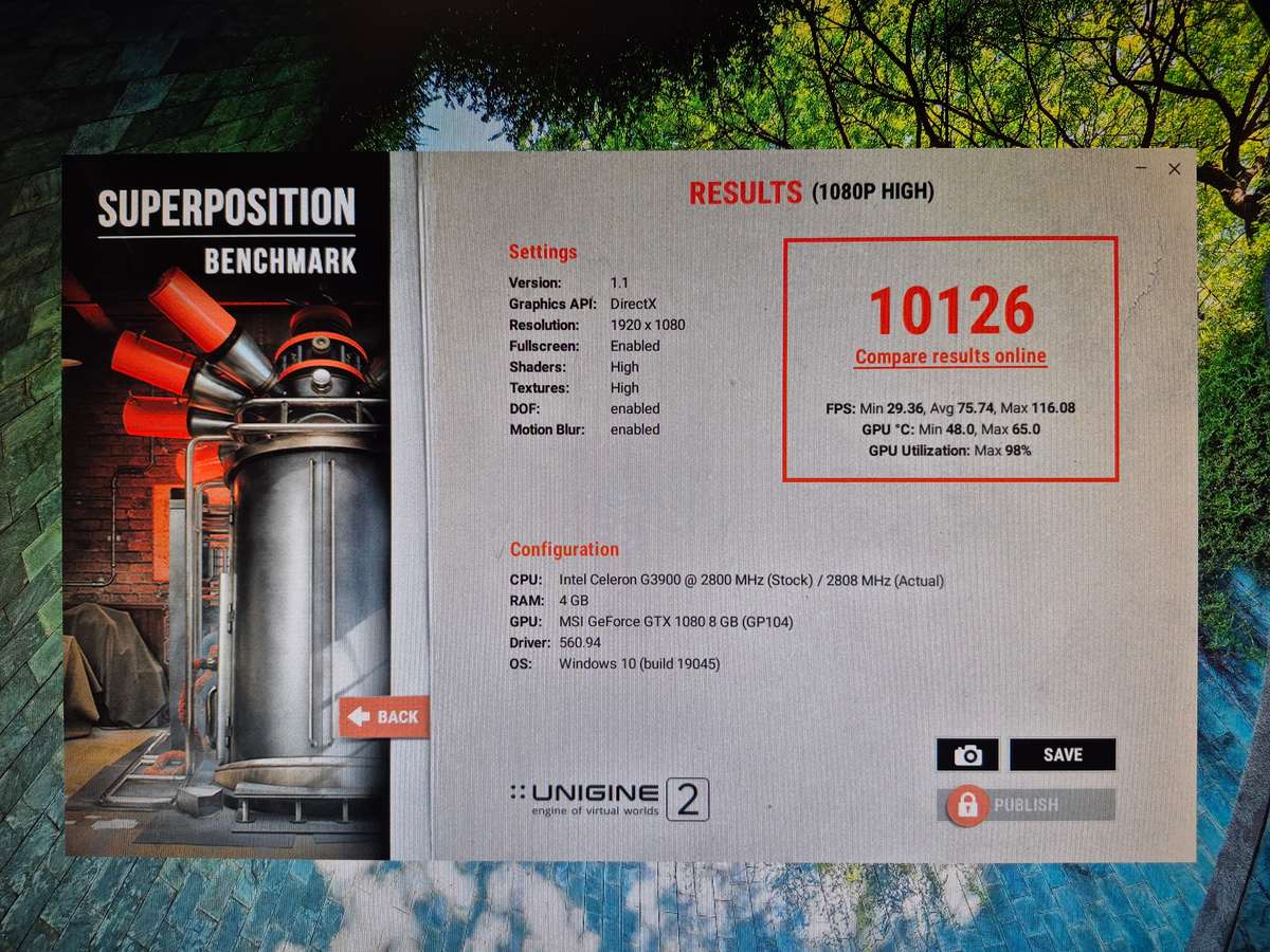 MSI GAMING X GTX 1080