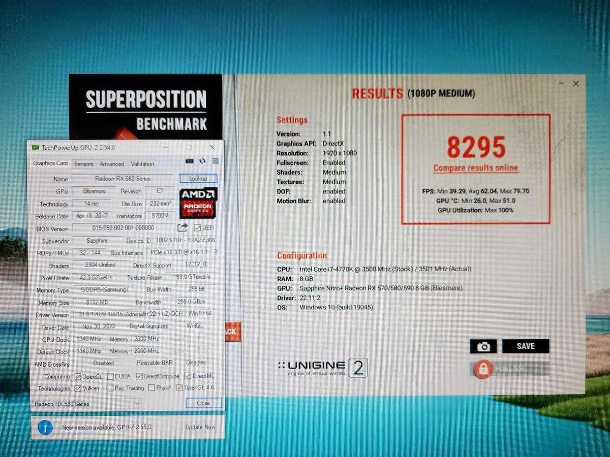 Sapphire Nitro RX 580 8gb