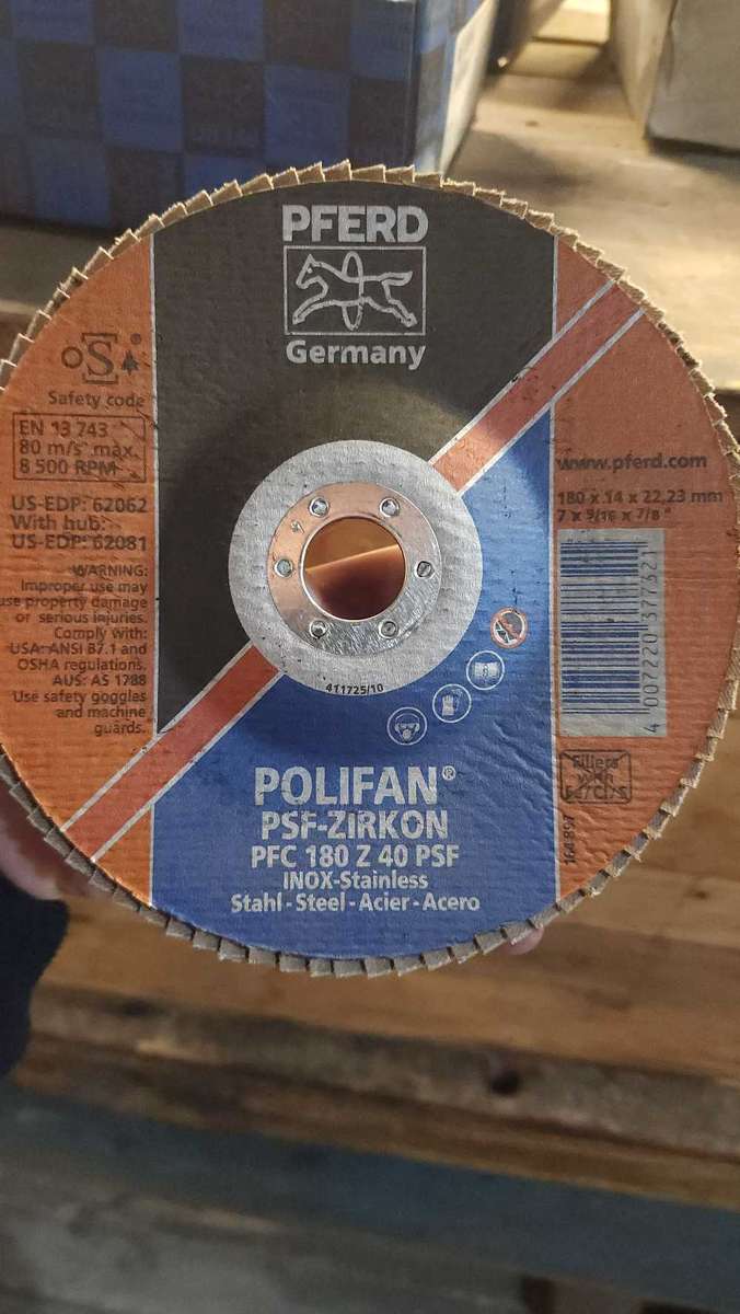 PFERD PFC 180Z 40 PSF Grinder flapdisks