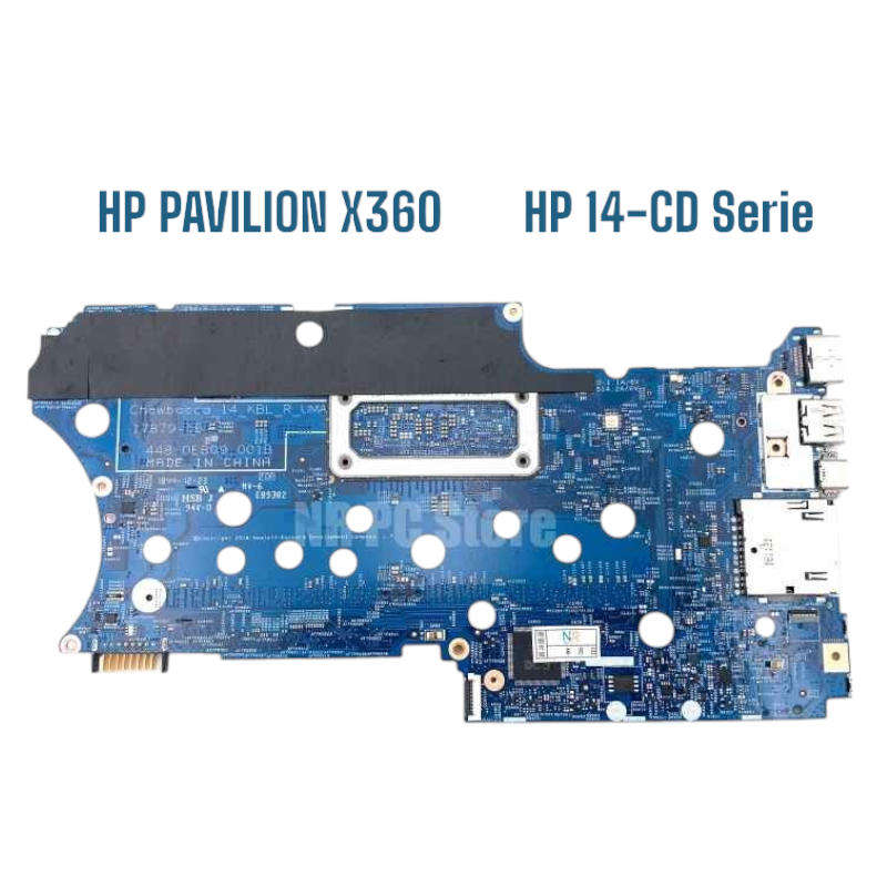 Genuine HP Pavilion x360 14M-DH 14-CD Motherboard with Intel Core i3 8th Gen CPU  Model 18742-1