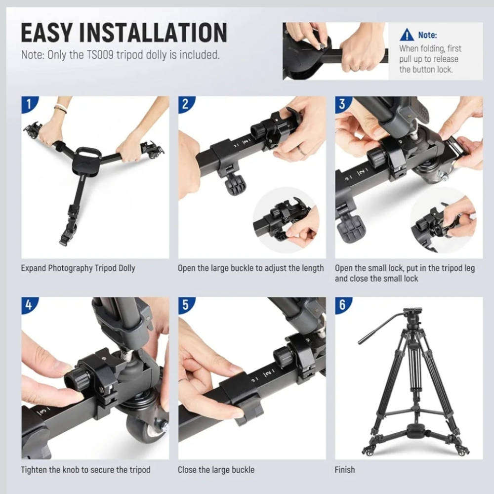 NEEWER Tripod Dolly
