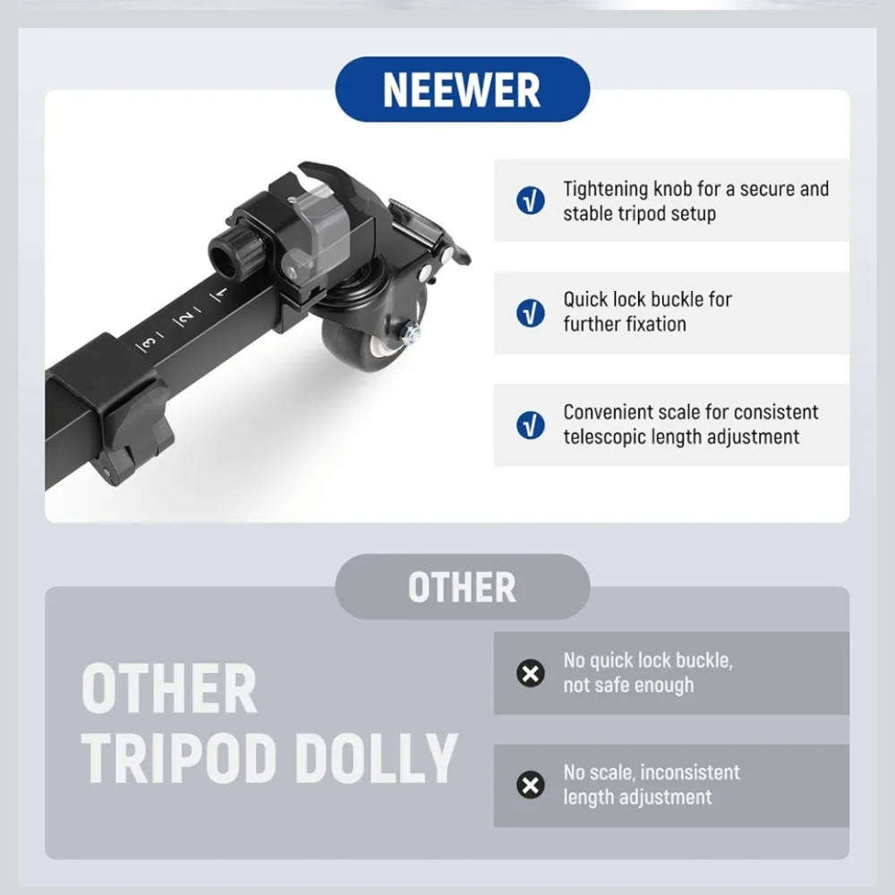 NEEWER Tripod Dolly
