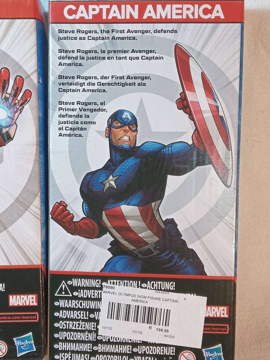 Original 24 cm Captain America and Iron Man Action Figures