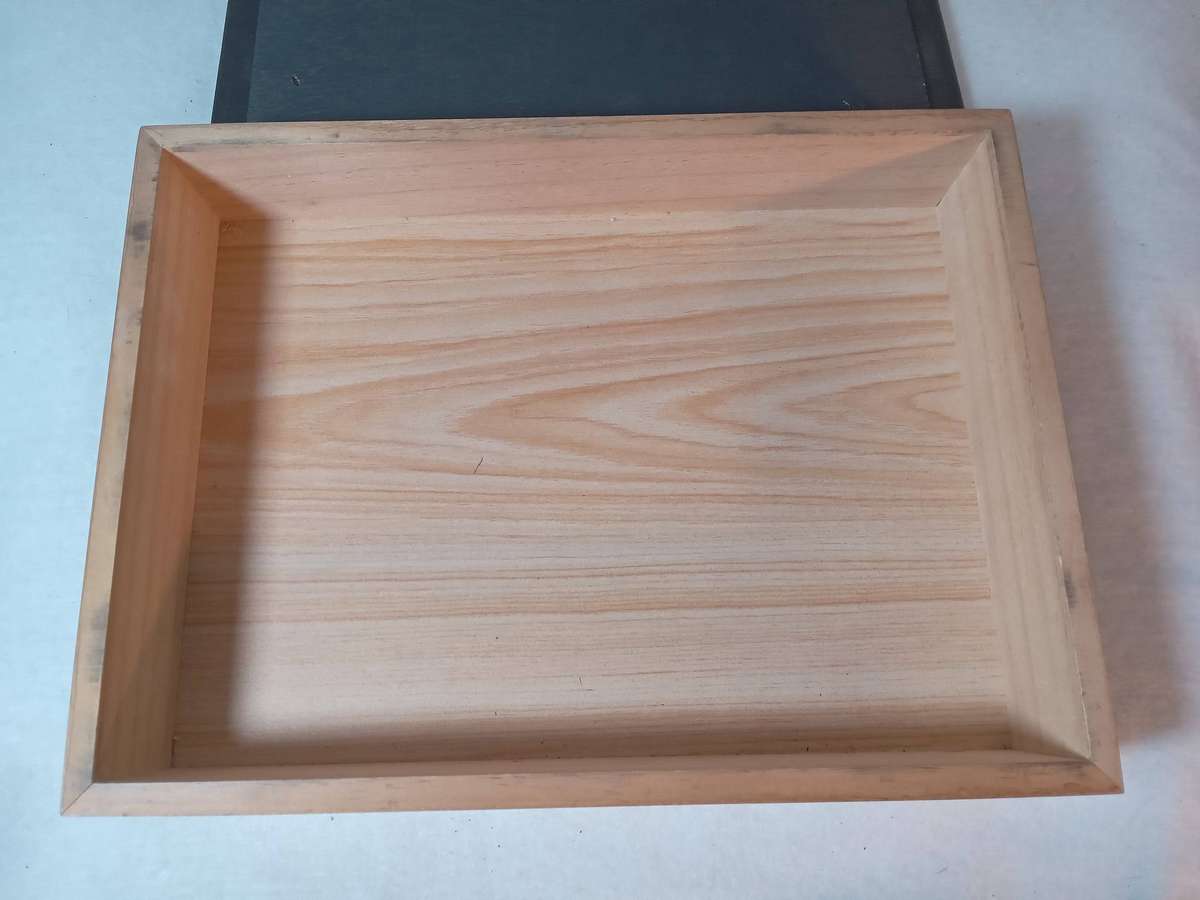 CLARENCE A. WELLS black gloss Signed Haida Wooden Box