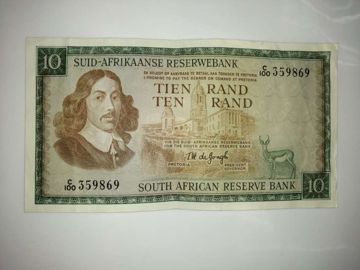 South African Ten Rand Notes