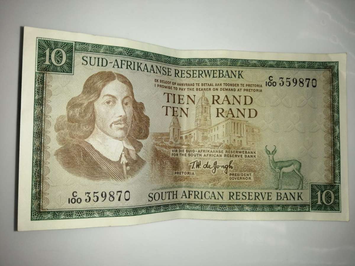 South African Ten Rand Notes