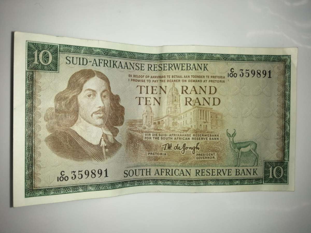 South African Ten Rand Notes