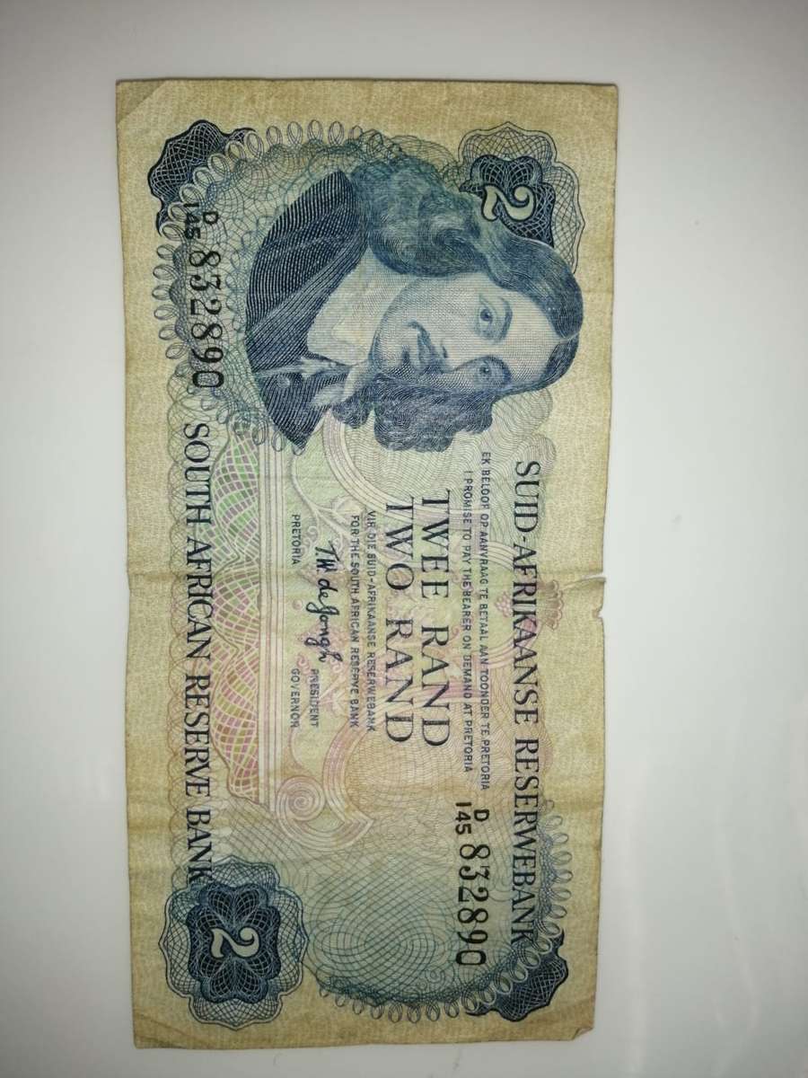 South African Two Rand Note