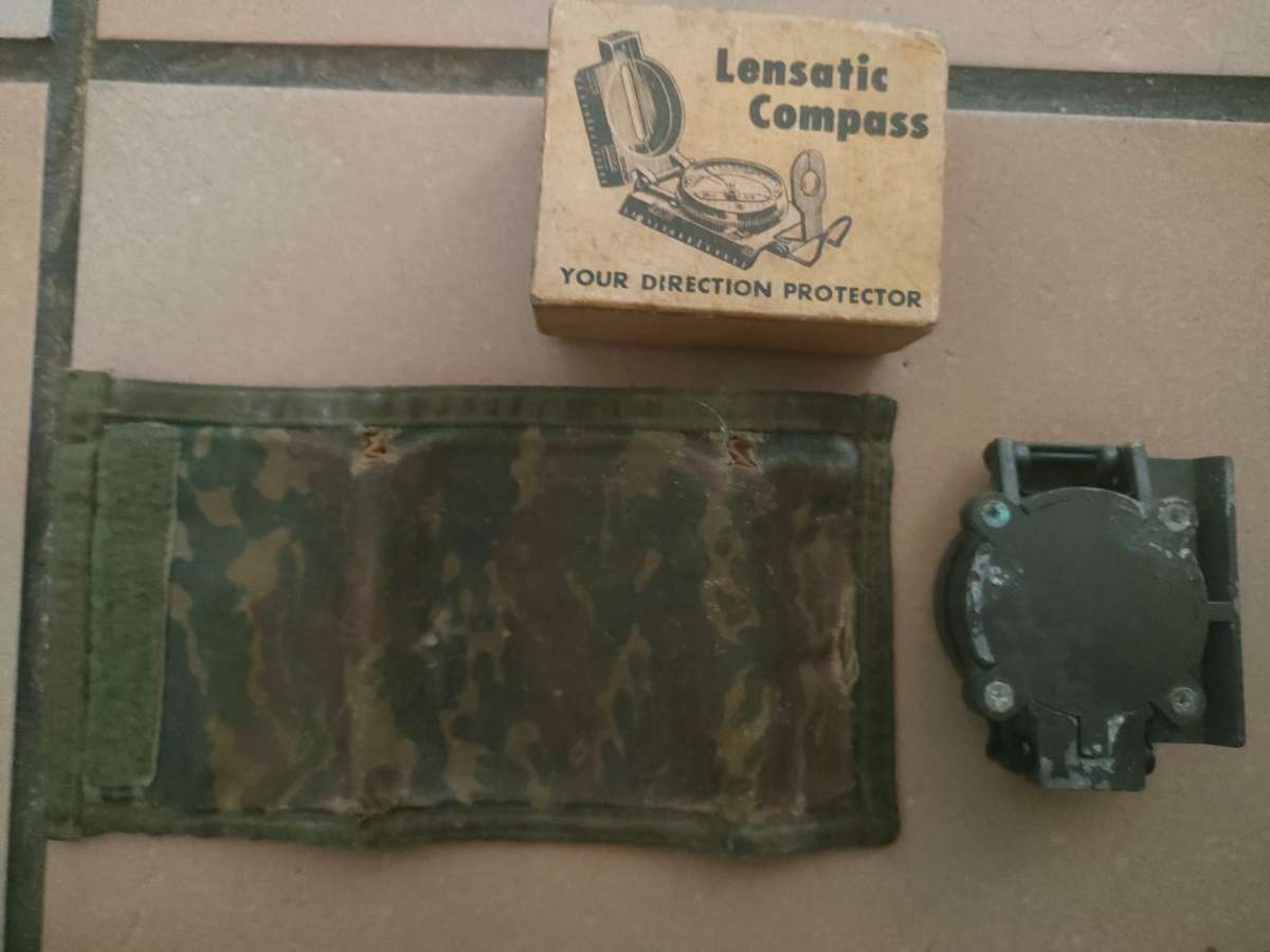 Border War Wallet (Rare Find) & Compass