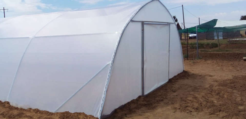 Greenhouse Tunnel 12m x 6m (incl Plastic & Install Gauteng)