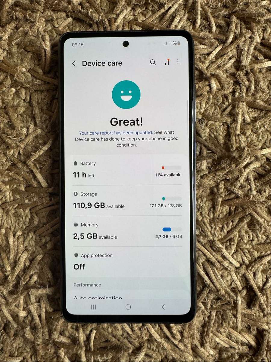 Samsung A52s 5G 128gb 6gb ram