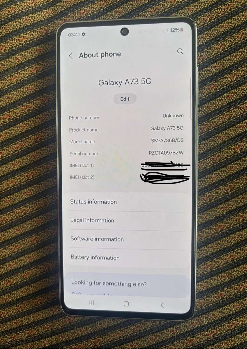 Samsung A73 128gb 6gb ram