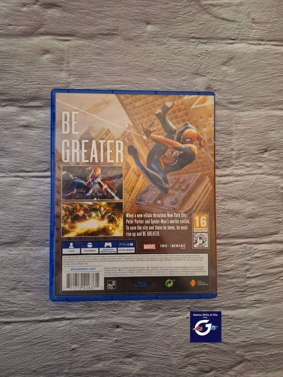 Spiderman PlayStation 4