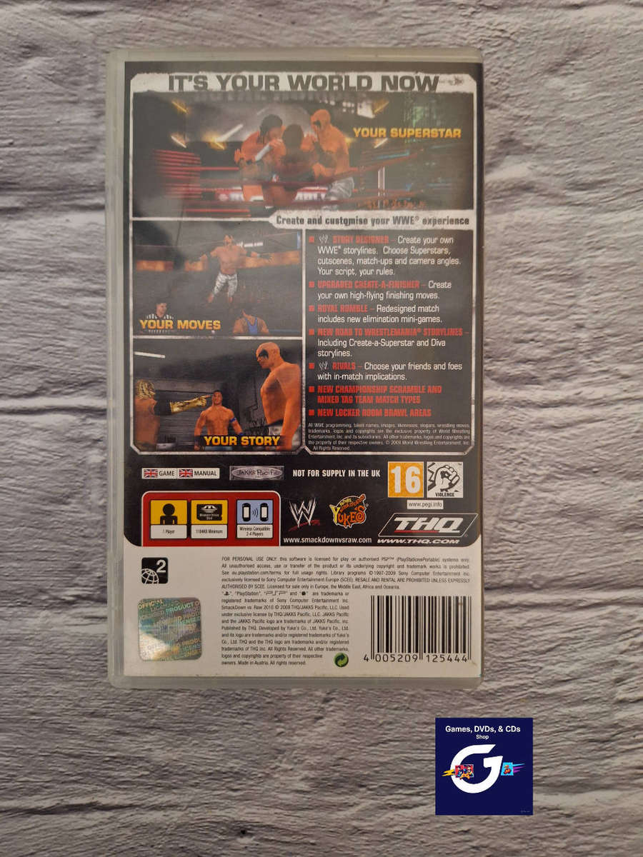 WWE SMACKDOWN VS RAW 2010 PSP