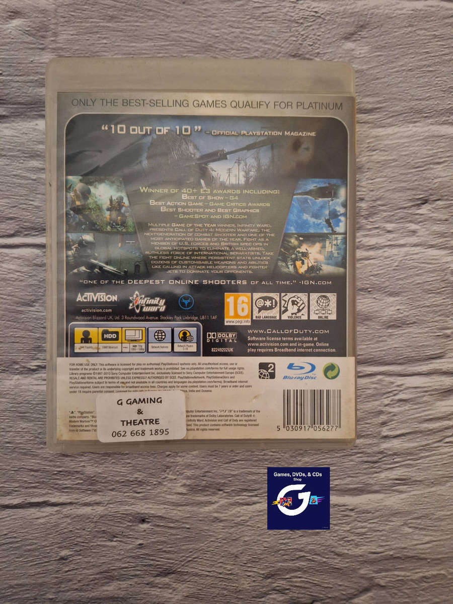 Call Of Duty Modern Warfare 4 PlayStation 3