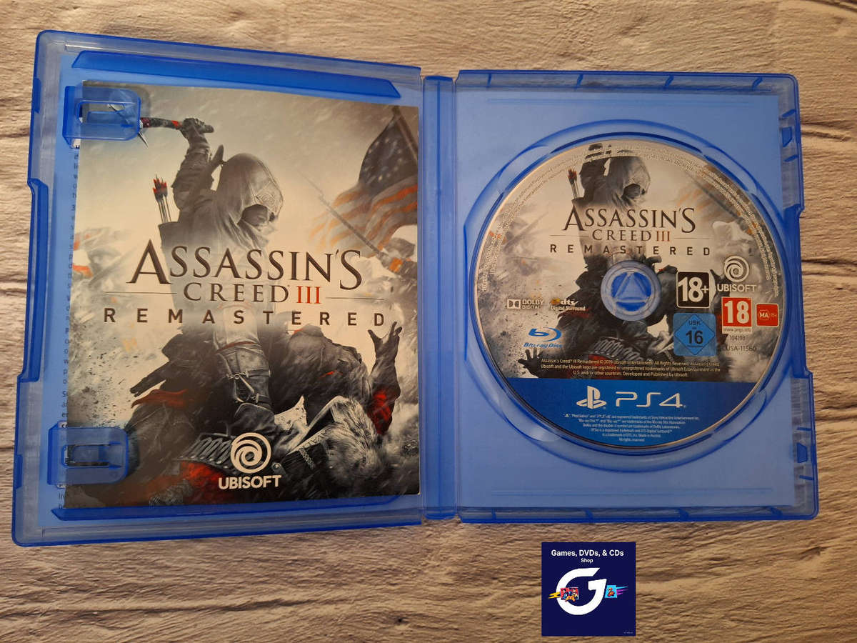 Assassins Creed III Remastered PlayStation 4