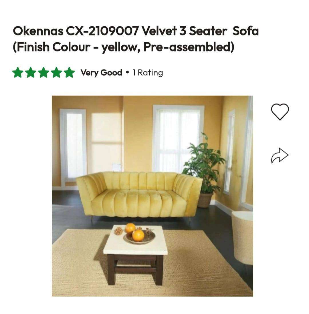 Yellow couch