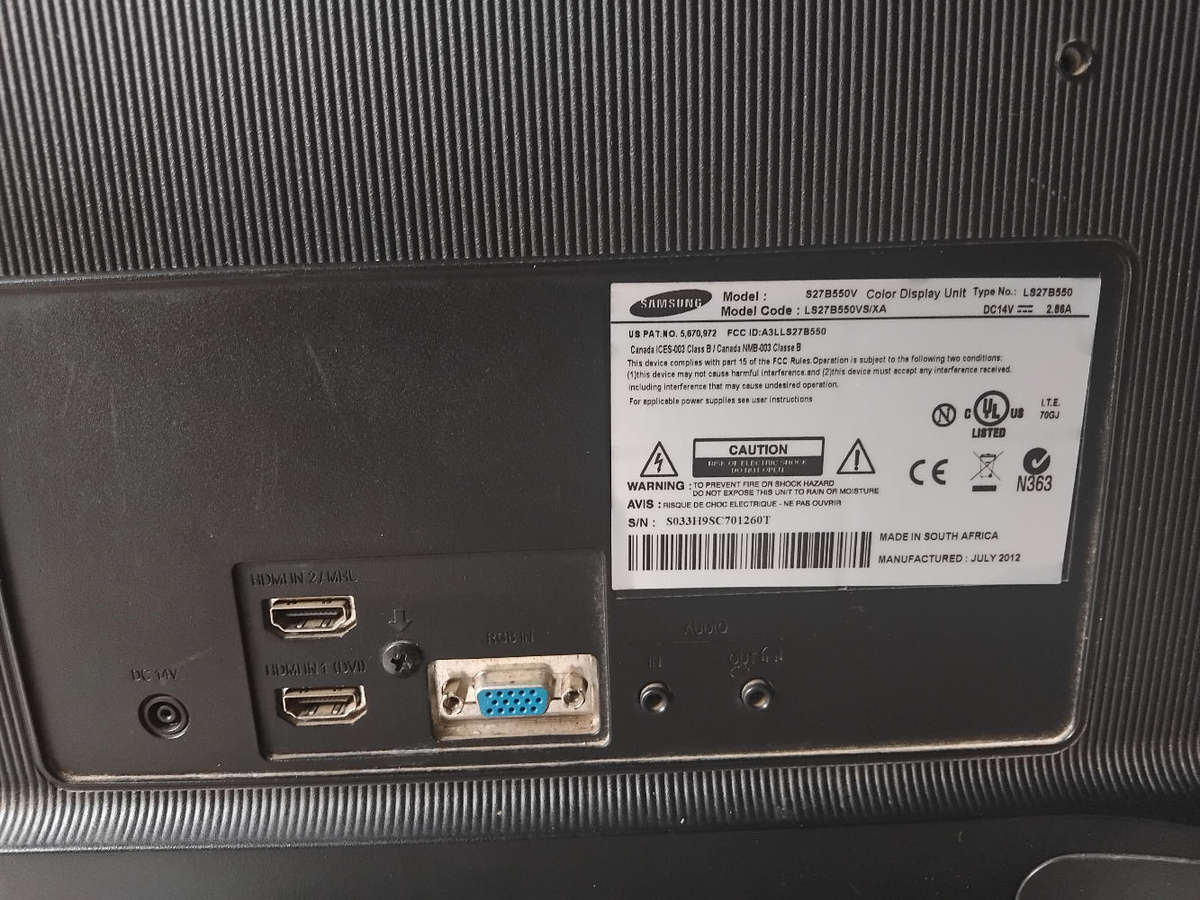 Samsung 27 inch monitor