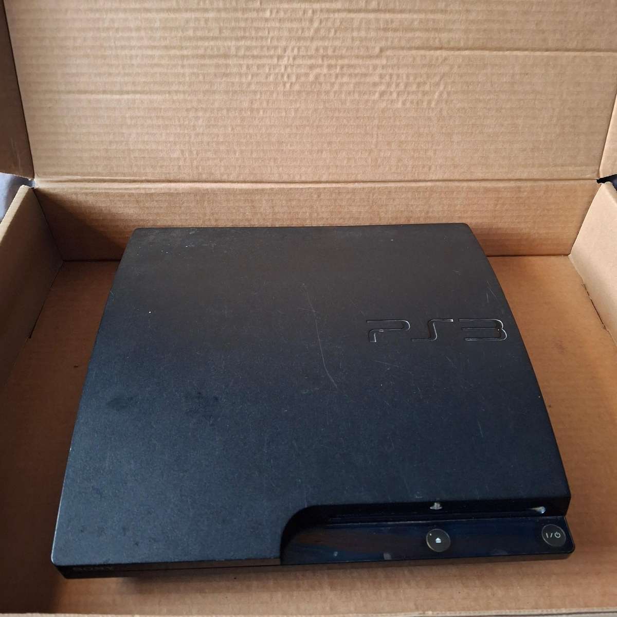 Sony PlayStation 3 Slim Charcoal Black Console Model CECH-2004B / No HDD / Used