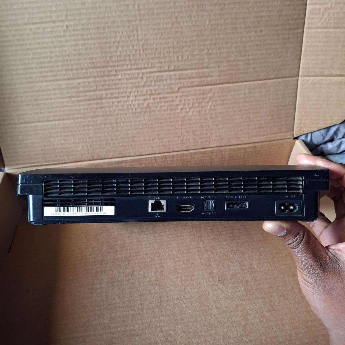 Sony PlayStation 3 Slim Charcoal Black Console Model CECH-2004B / No HDD / Used