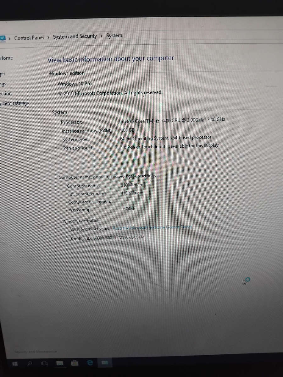 Dell vostro 3668 core i5 7th generation desktop